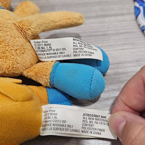 SET LOT OF 4 PLUSH Octonauts Kwazi Orange Cat Captain Barnacles Polar Bear - Picture 6 of 12